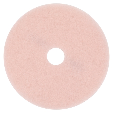 3M Ultra High-Speed Eraser Floor Burnishing Pad 3600, 27" Diameter, Pink, PK5 3600